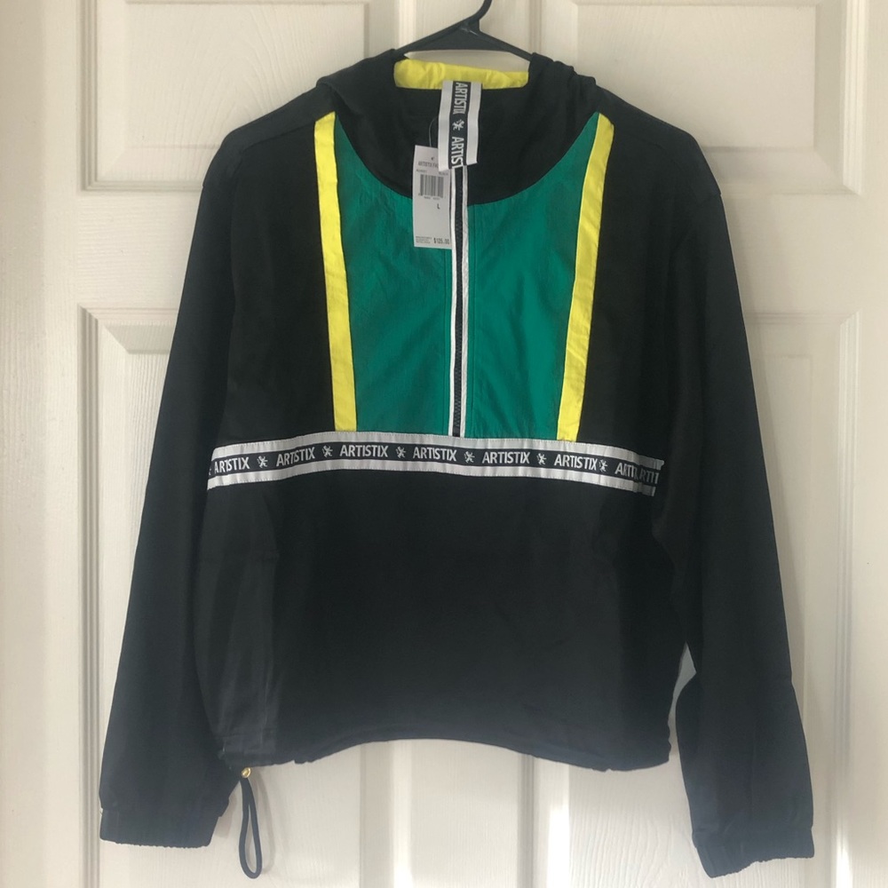 ARTISTIX Colorblocked Pullover Track Jacket - Picture 4 of 7